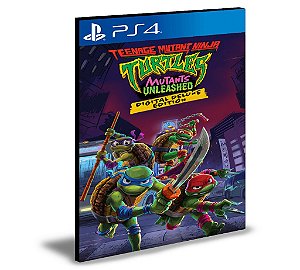 As Tartarugas Ninja Mutantes à Solta Deluxe Edition Ps4 Mídia Digital