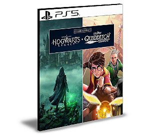 Hogwarts Legacy + Harry Potter Quidditch Champions Digital Deluxe PS5 MÍDIA DIGITAL