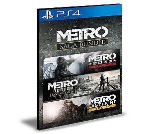 Conjunto Metro Saga Ps4 Mídia Digital