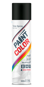 Paint Collor Tinta Spray Uso Geral Preto Brilhante (400ML/190G)
