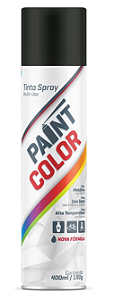 Paint Collor Tinta Spray Uso Geral Preto Fosco (400ML/190G)
