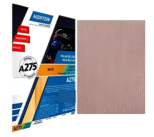 Norton Lixa Seco Folha A275 Grão P220 (UND)
