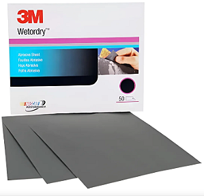 3M Lixa Dágua 1500 (UND) Folha Inteira