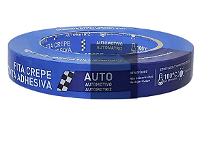 Norton Fita Crepe Automotiva Azul 18mm 40m (UND)