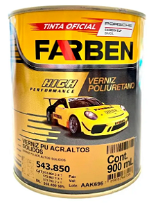 Farben Verniz PU Acrílico Alto Sólido (900ML) S/Catalisador