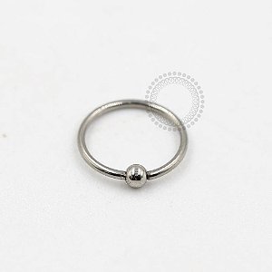 NR05 Argola Fake Captive Fino Aço 316L