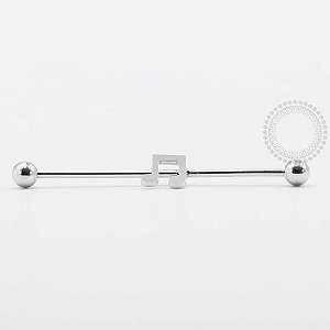 PB106 Transversal Nota Musical Aço 316L