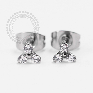 PB136 Brinco Trinity Aço 316L