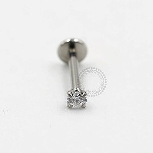 PB14 Labret Zirconia Aço 316L