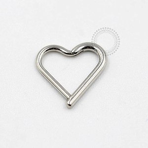 PB20 Coração Daith Articulado  Aço 316L