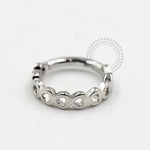 PB49 Segmento Elos Corações Aço 316L