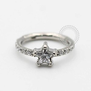 PB60 Segmento Cravejado Estrela Aço 316L