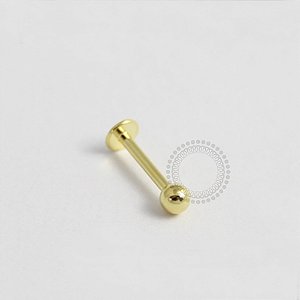 AP01 Labret Tradicional Banho Ouro