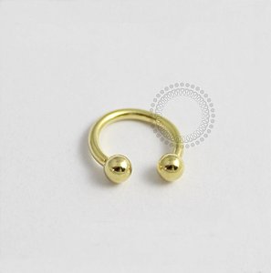 AP06 Ferradura Tradicional Banho Ouro