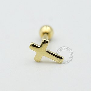 MB11 Microbell Reto Cruz Banho Ouro