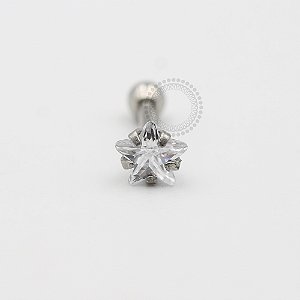 MBA44 Microbell Estrela CZ P Banho Rodio