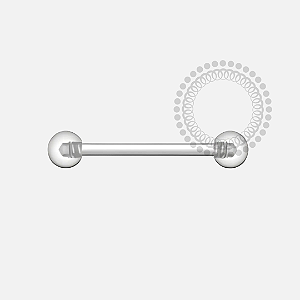 BF07 Piercing Barbell Silicone