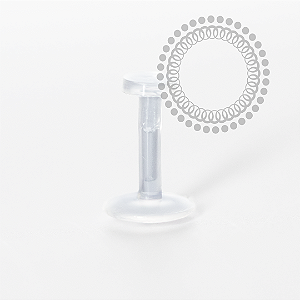BF10 Labret Disco Push Pin Silicone