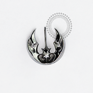 TN1941 Topo Ordem Jedí Star Wars Titanio ASTM F136