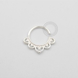 PR10 Argola frontal Indiana Prata 925