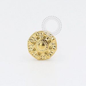 PVD108 Labret Mandala Aço PVD Gold
