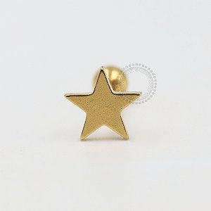 PVD33 Microbell Estrela Aço PVD Gold