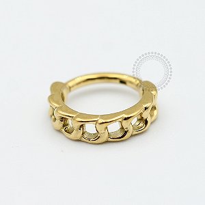 PVD40 Segmento Corrente Aço PVD Gold