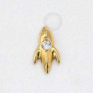 TN1060 Topo Foguete Titânio PVD Gold