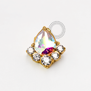 TN1674 Topo Aurora Boreal Titânio PVD Gold