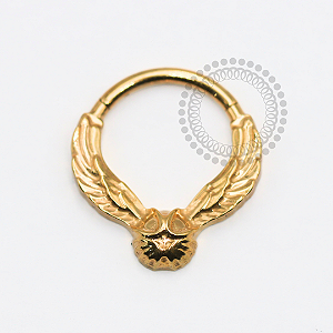 TN1770 Segmento Pomo de Ouro  Harry Potter Titânio PVD Gold