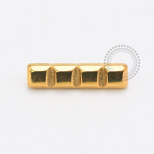 TN1835 Topo Tetris Barra Reta Titânio PVD Gold