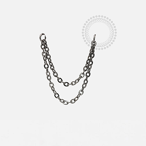 TN1138 Corrente Dupla Titânio ASTM F-136