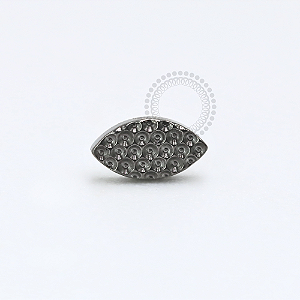 TN1145 Topo Navete Martelado Push Pin Titânio ASTM F136