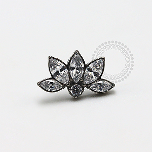 TN1156 Labret Push Pin Navetes 1.6mm Titânio ASTM F136