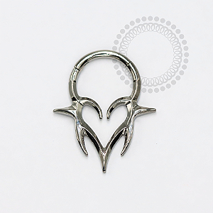 TN1210 Segmento 8mm Coração de Fogo Titânio ASTM F136