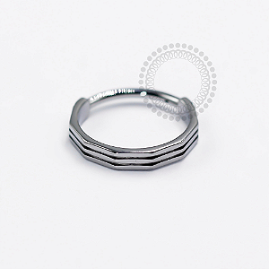 TN1240 Segmento Geométrico Triplo Titânio ASTM F136