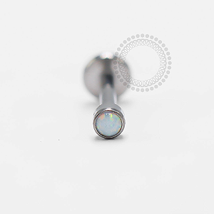 TN1259 Labret Opala (OP17) Titânio ASTM F136