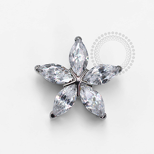 TN1278 Topo Margarida Zirconias Titânio ASTM F-136