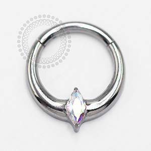 TN1354 Segmento 8mm Navete Boreal Titânio ASTM F136