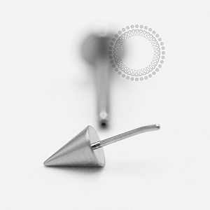 TN1461 Labret Spike Push Pin Titânio ASTM F-136