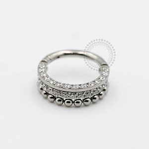 TN154 Segmento CZ Frontal-Lateral Esferas Titânio ASTM F136