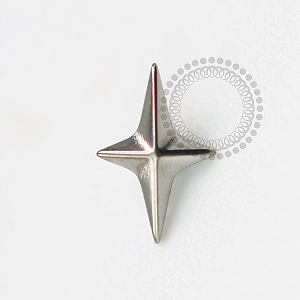 TN1606 Topo Estrela Vortex Titânio ASTM F-136