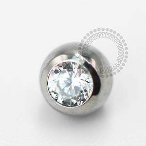 TN1610 Topo Esfera Zircônia 1.6mm Titânio ASTM F-136