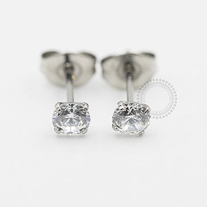 TN1725 Brinco Zircônia Tarraxa Borboleta Titânio ASTM F136