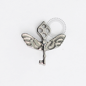 TN1781 Topo Chave Portal Harry Potter Titânio ASTM F-136