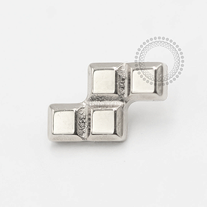 TN1836 Topo Tetris Barra Z Titânio ASTM F-136