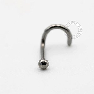 TN187 Nostril Pulga Titânio ASTM F136