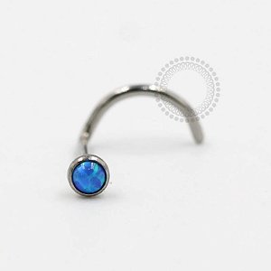 TN207 Nostril Opala Sintética Titânio ASTM F136