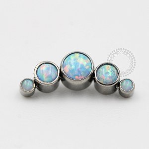 TN235 Topo Cluster OP Azul Claro Titânio ASTM F136