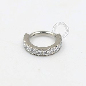 TN296 Segmento Zircônias Quadradas Titânio ASTM F136